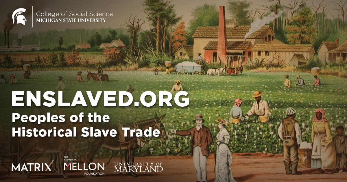 $1.4M Andrew W. Mellon Foundation grant expands Enslaved.org research