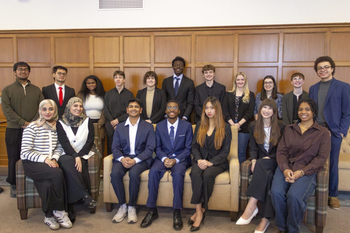 Students pose for a photo at Diversity Research Showcase 2026. 