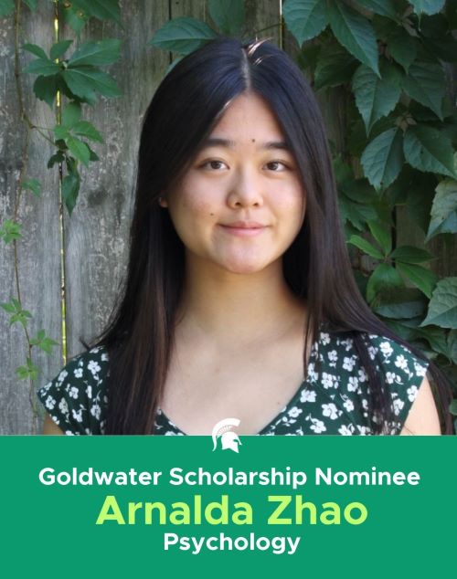 MSU Psychology student nominated for Goldwater Scholarship
