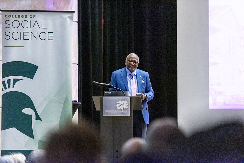 Renowned environmentalist Dr. Robert D. Bullard speaks on campus as part of Kaplowitz Lecture Series