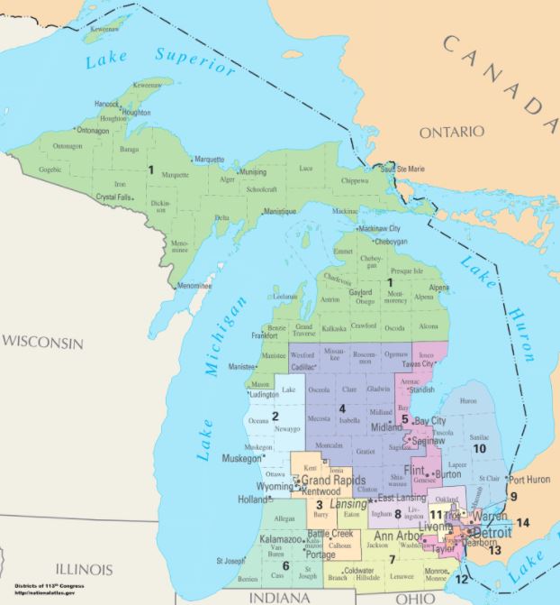 Michigan Districts