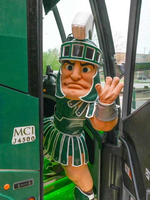 MSU Psychologists participate in unforgettable Spartan Bus Tour