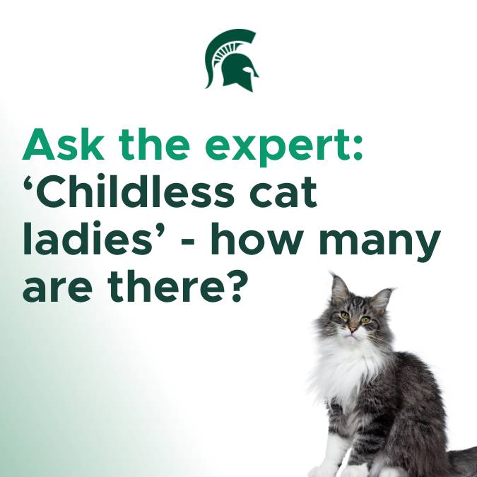 Ask the experts: ‘Childless cat ladies’ – how many are there?