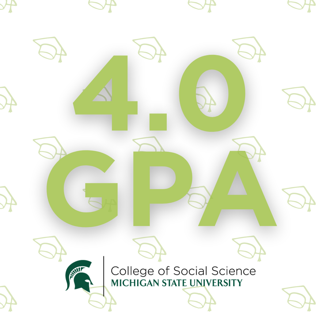 39 Social Science graduates receive Board of Trustees' Award for Academic Excellence earning a 4.0 G.P.A.