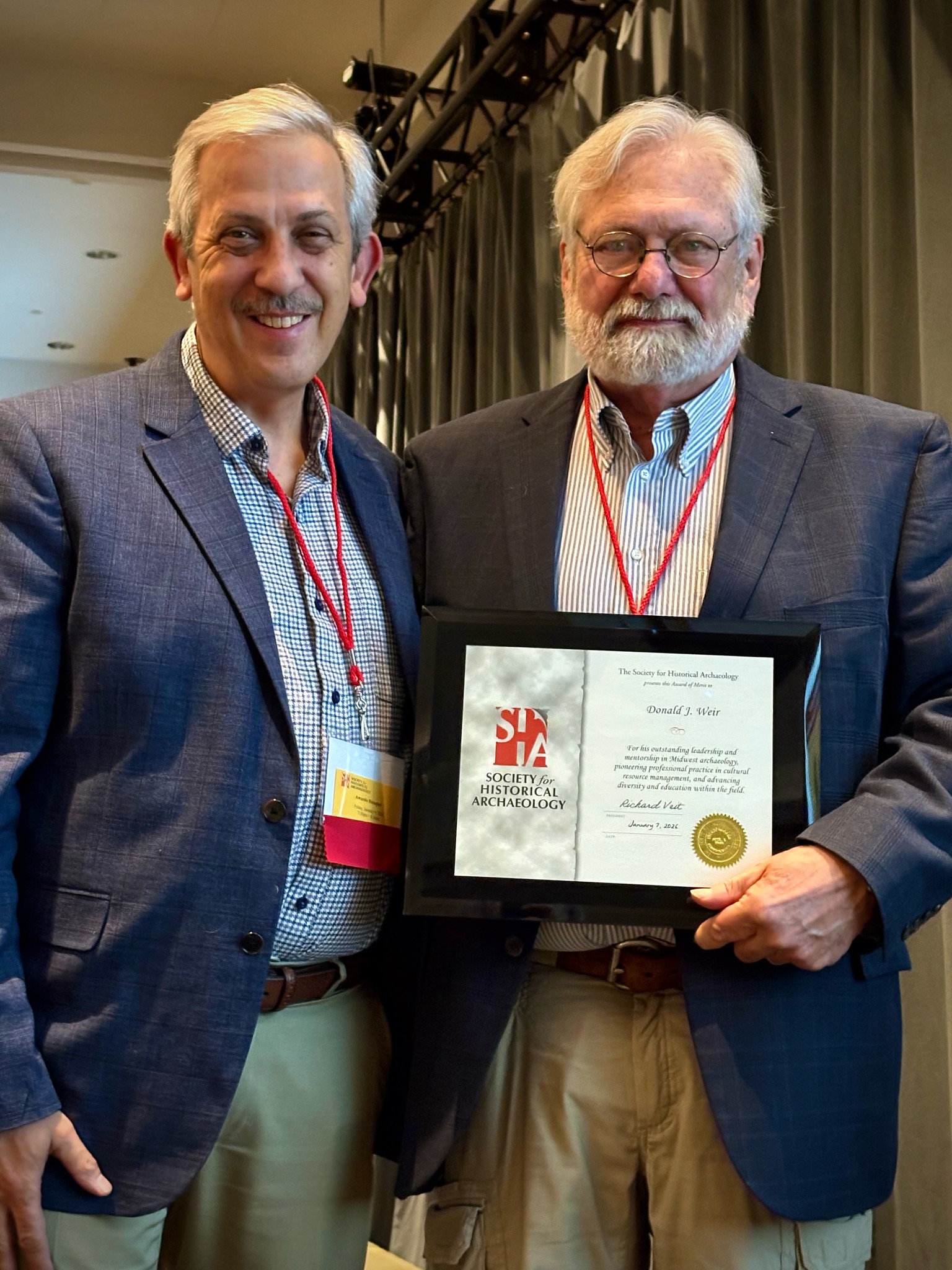 Anthropology alumnus wins Award of Merit from Society for Historical Archaeology